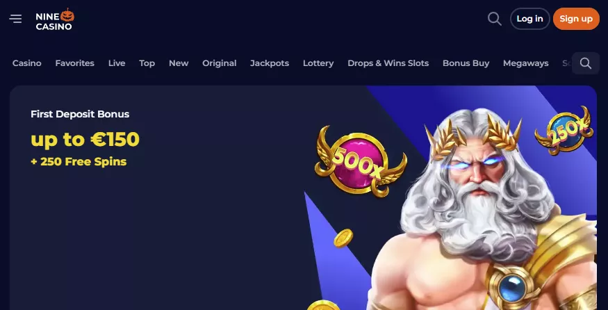 Login nine casino