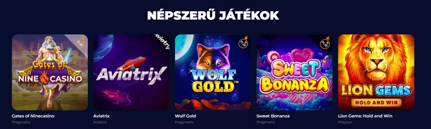 nine kaszinó TOC