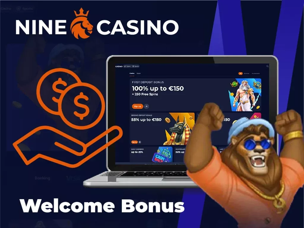 Nine casino befizetés nélküli bónusz